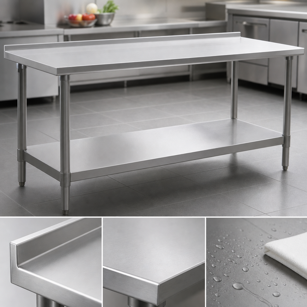 16-Gauge 300 Series Stainless Steel Top
