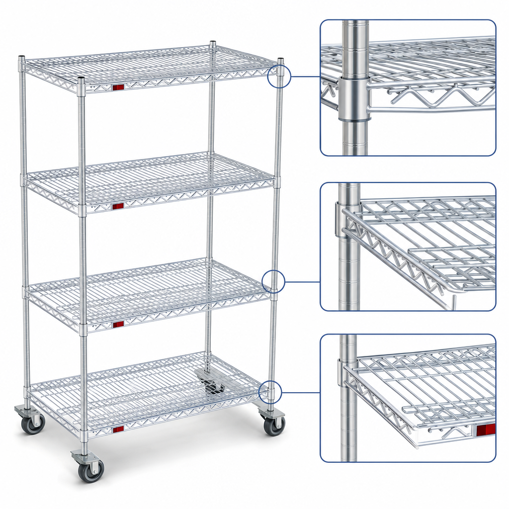Patented QuadTruss Shelf Design