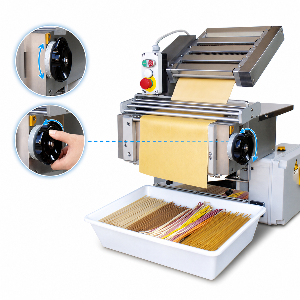Adjustable Pasta Sheet Thickness