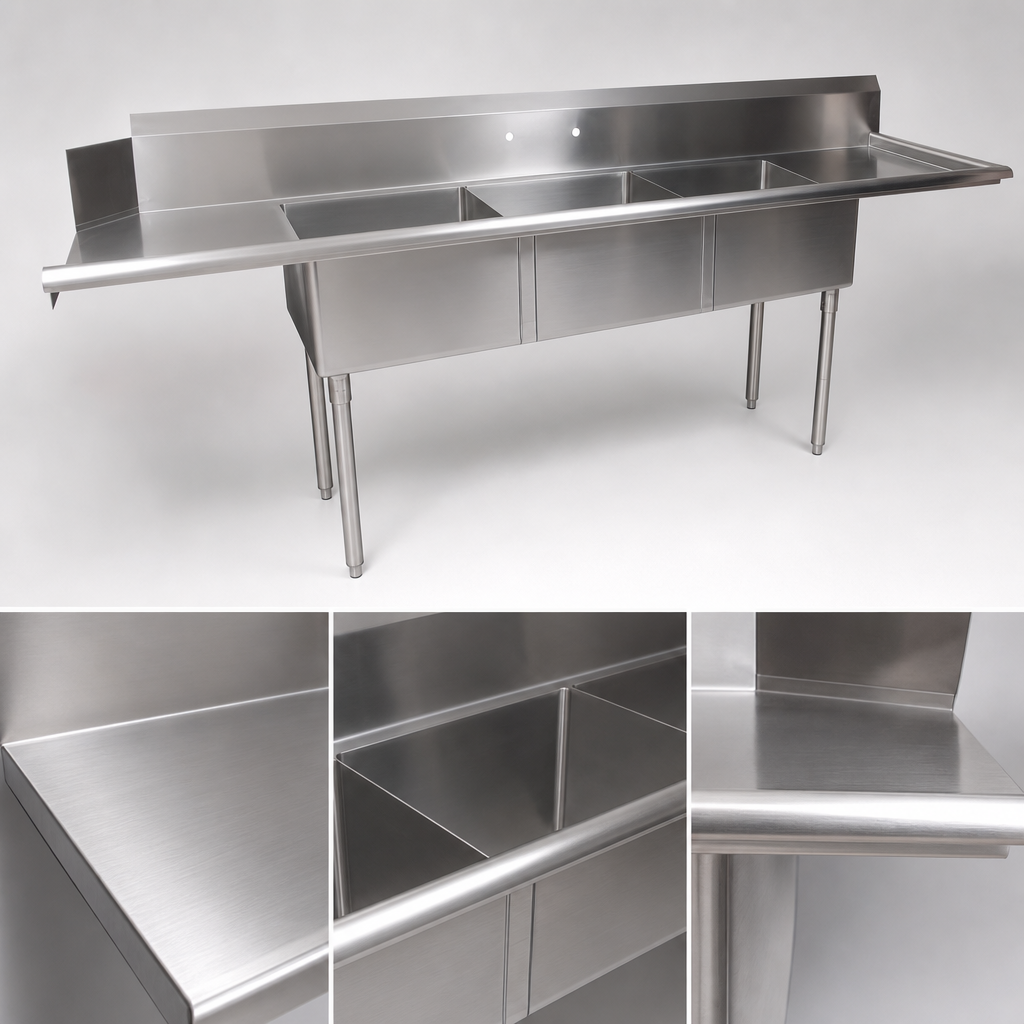 18/304 Stainless Steel Top