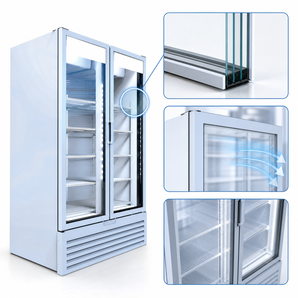 Double-Pane Low-E Glass Doors