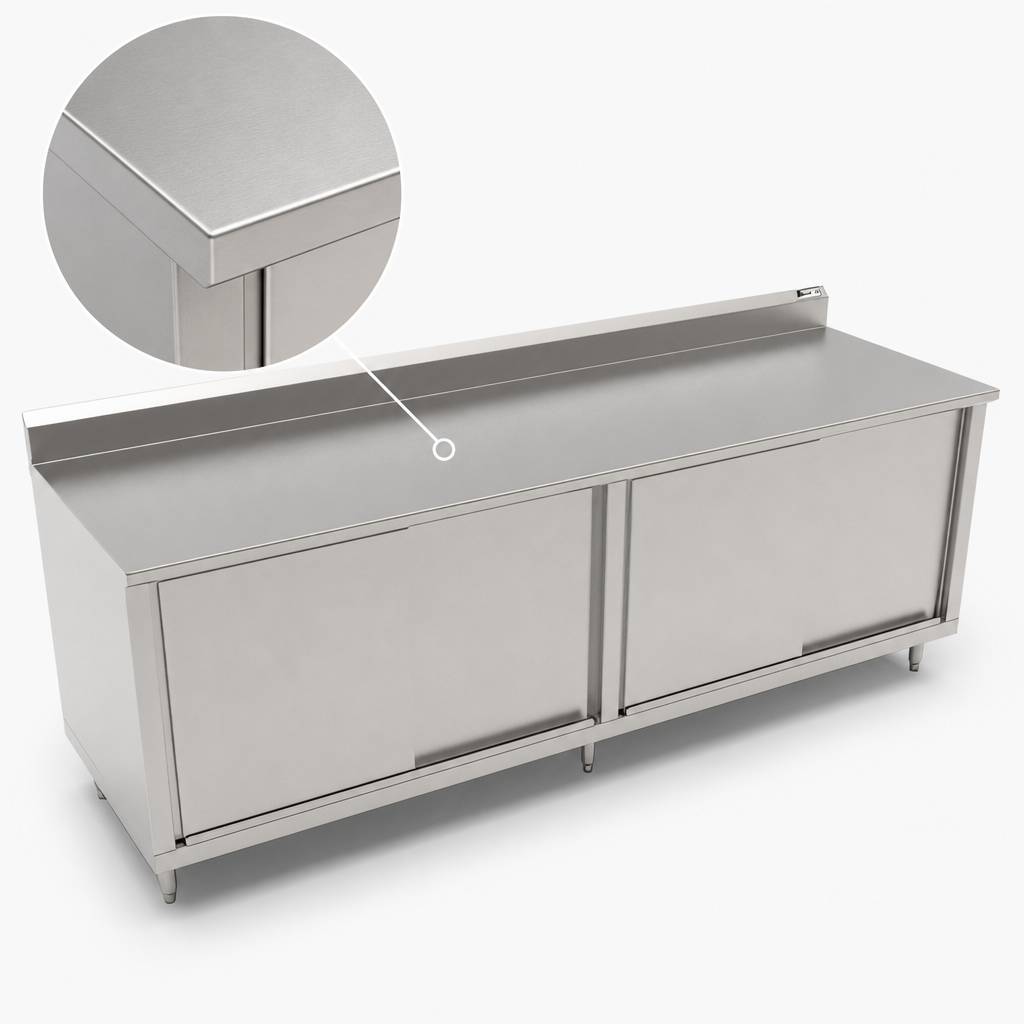 14-Gauge Type 300 Stainless Steel Top