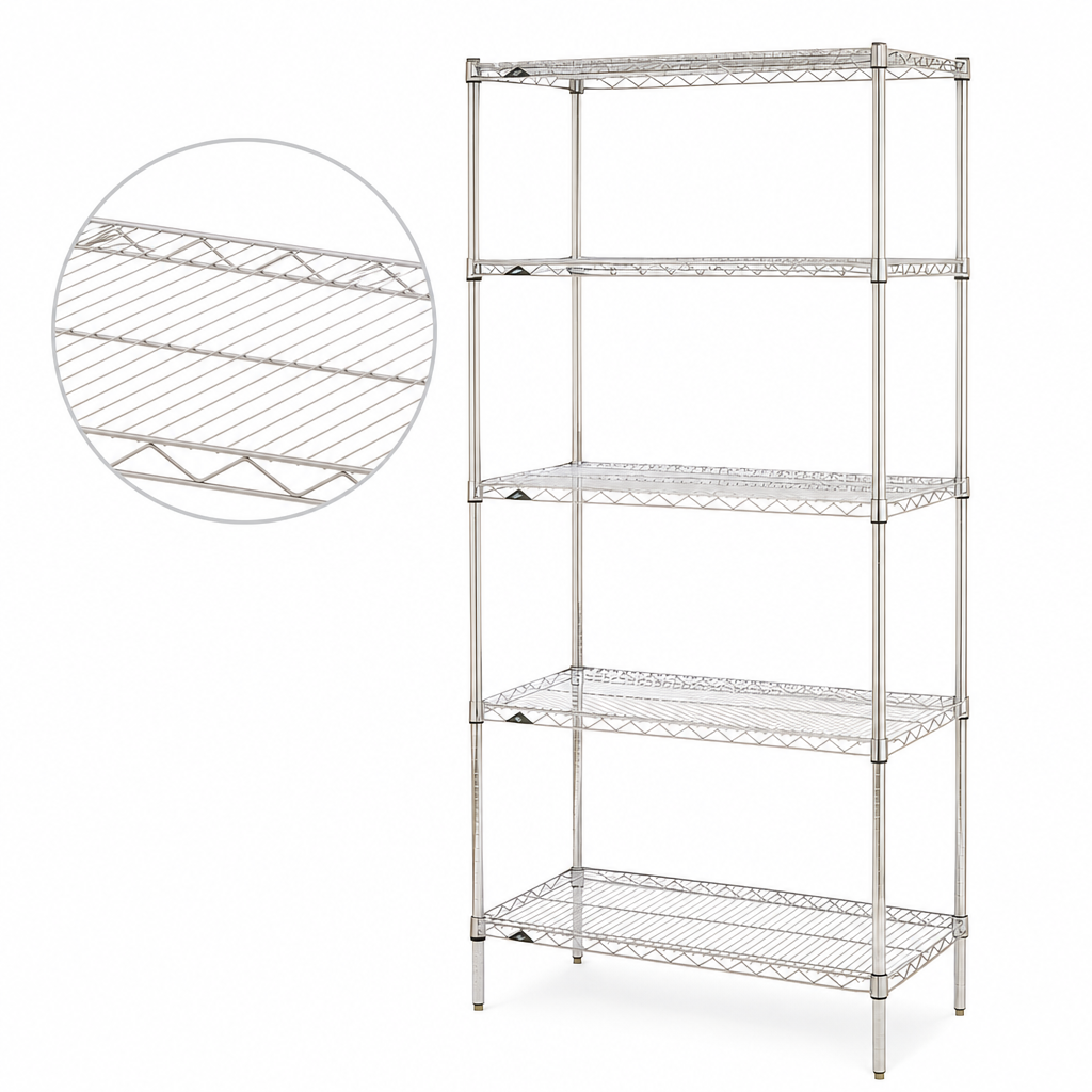 Five Wire Shelves