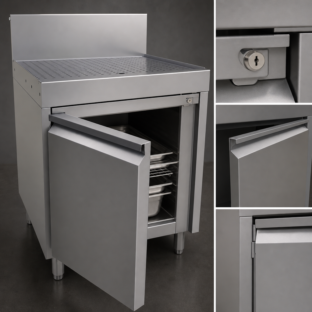 Hinged Cabinet Door With Lock
