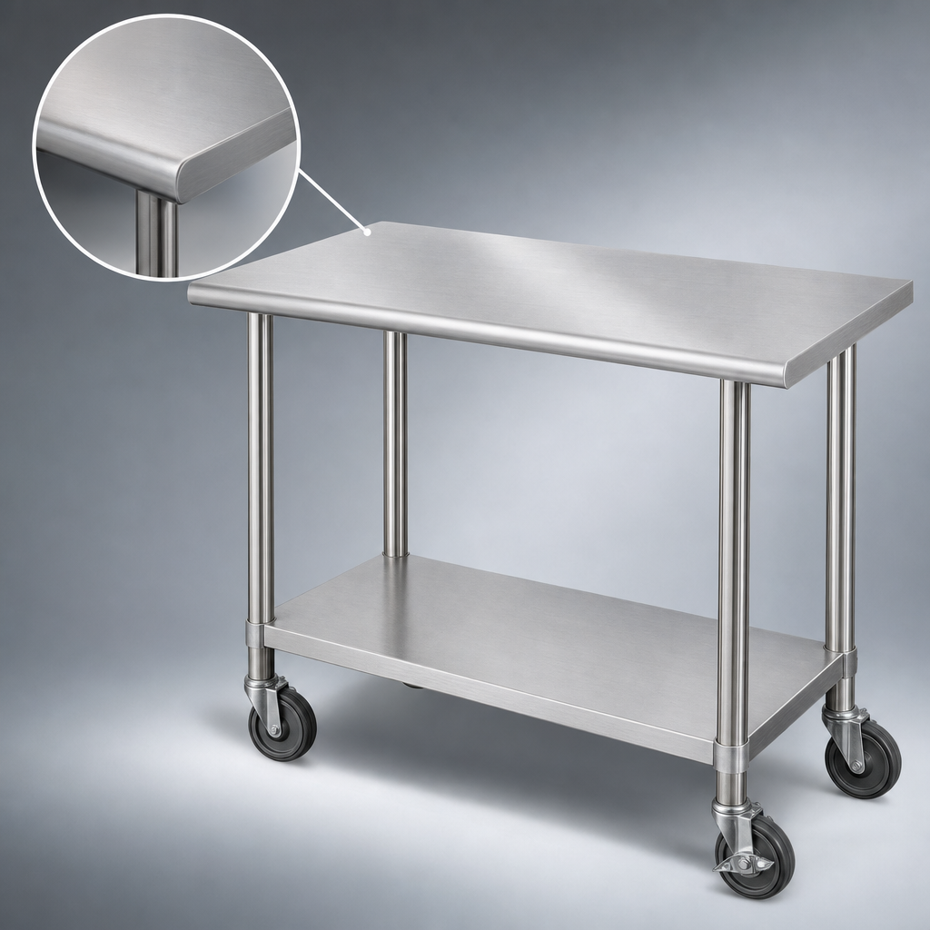 16 Gauge 304 Stainless Steel Top