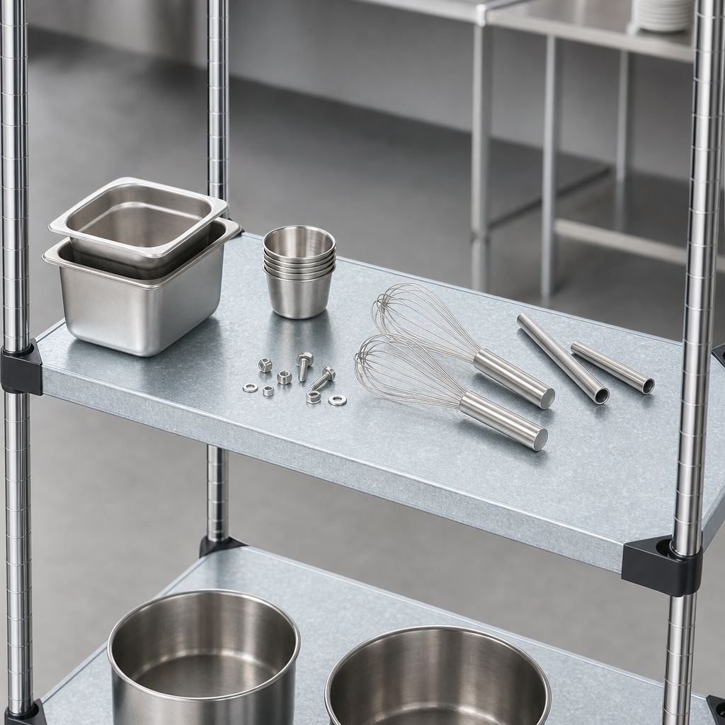 Solid Steel Shelf Design