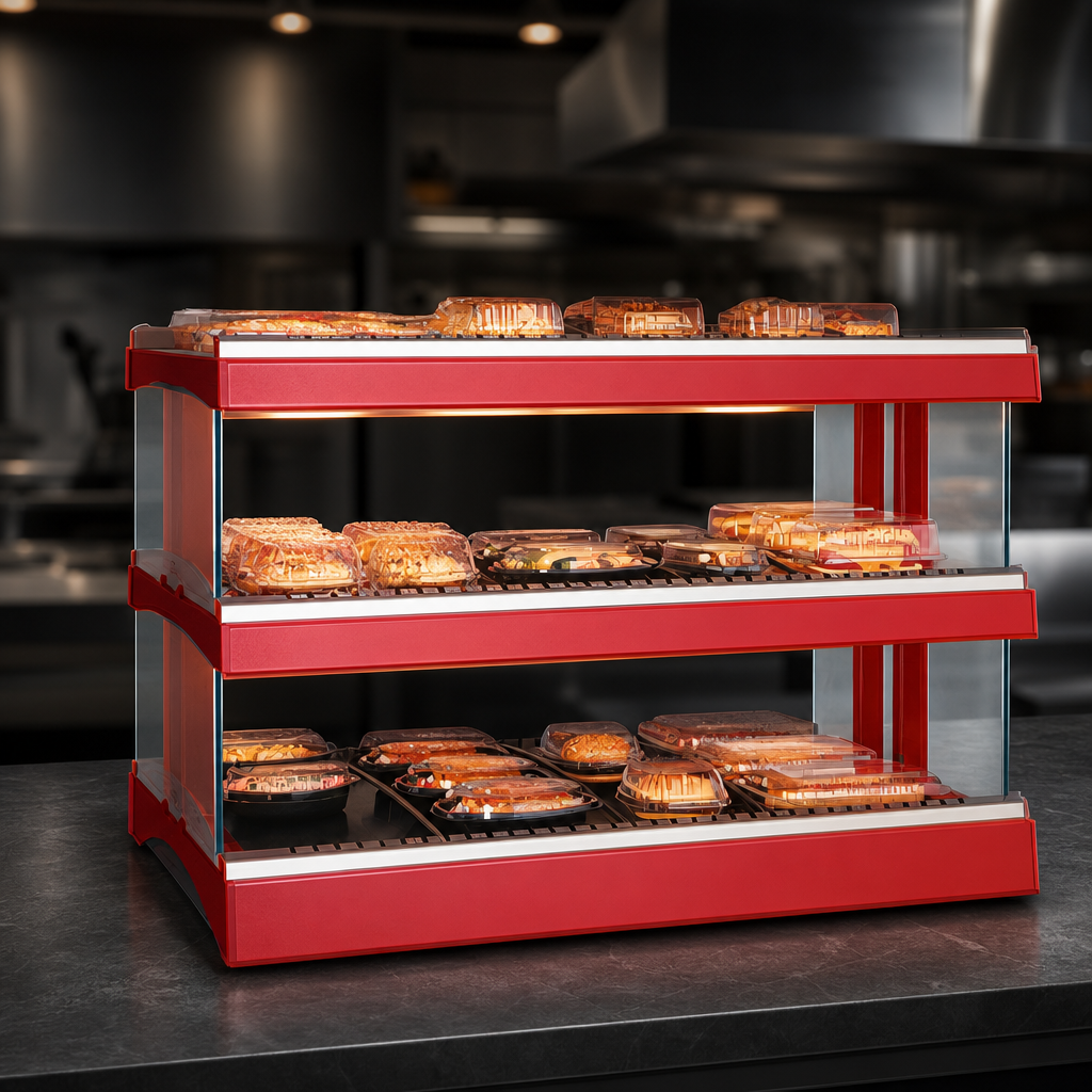 Dual Heated Glass Shelves