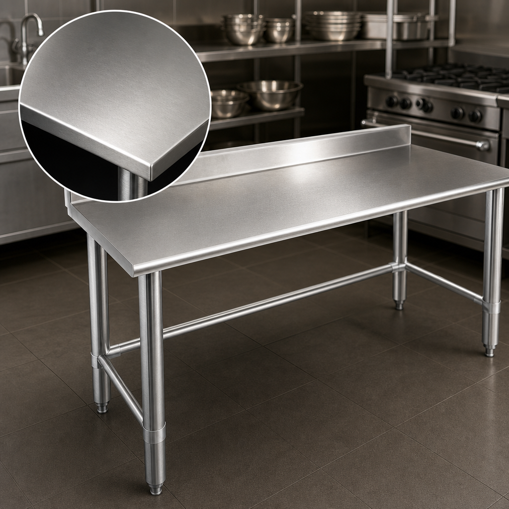 16-Gauge 300-Series Stainless Steel Top