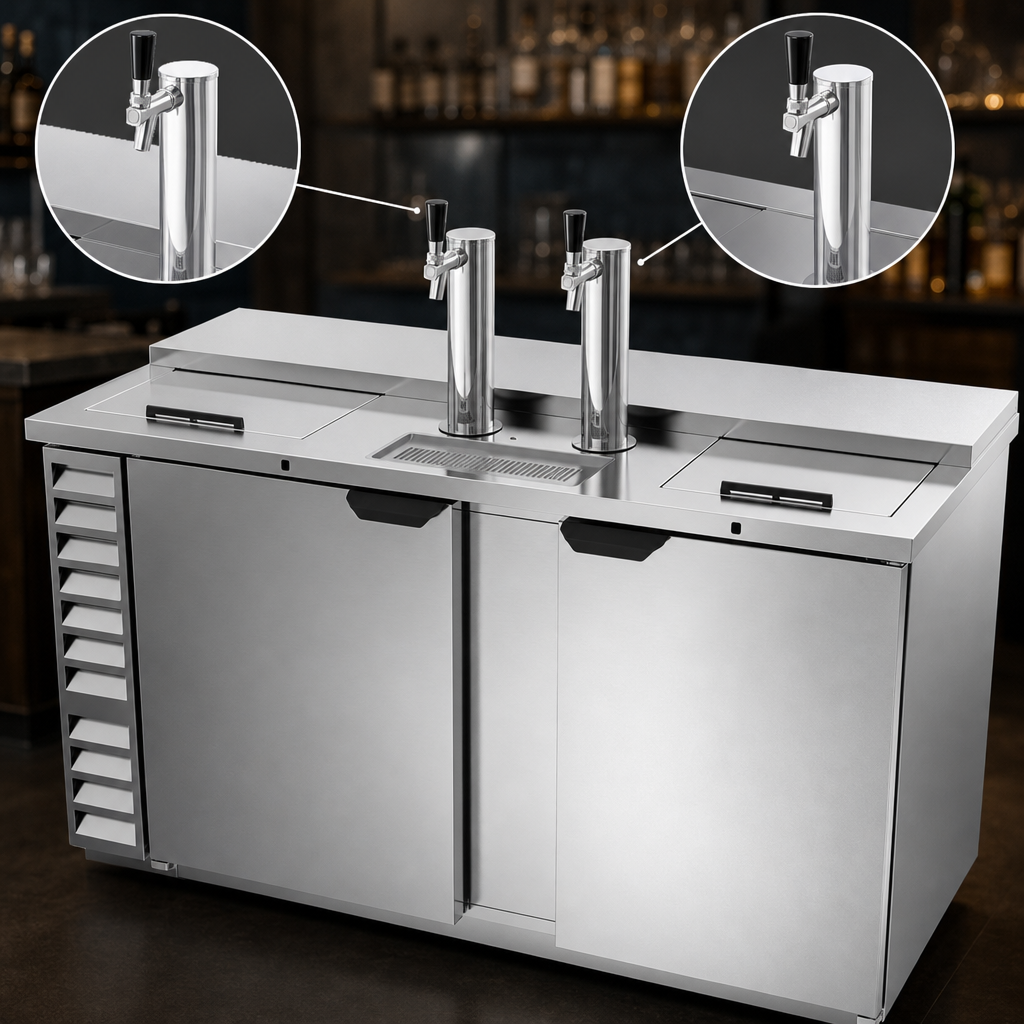 Dual Single-Faucet Towers