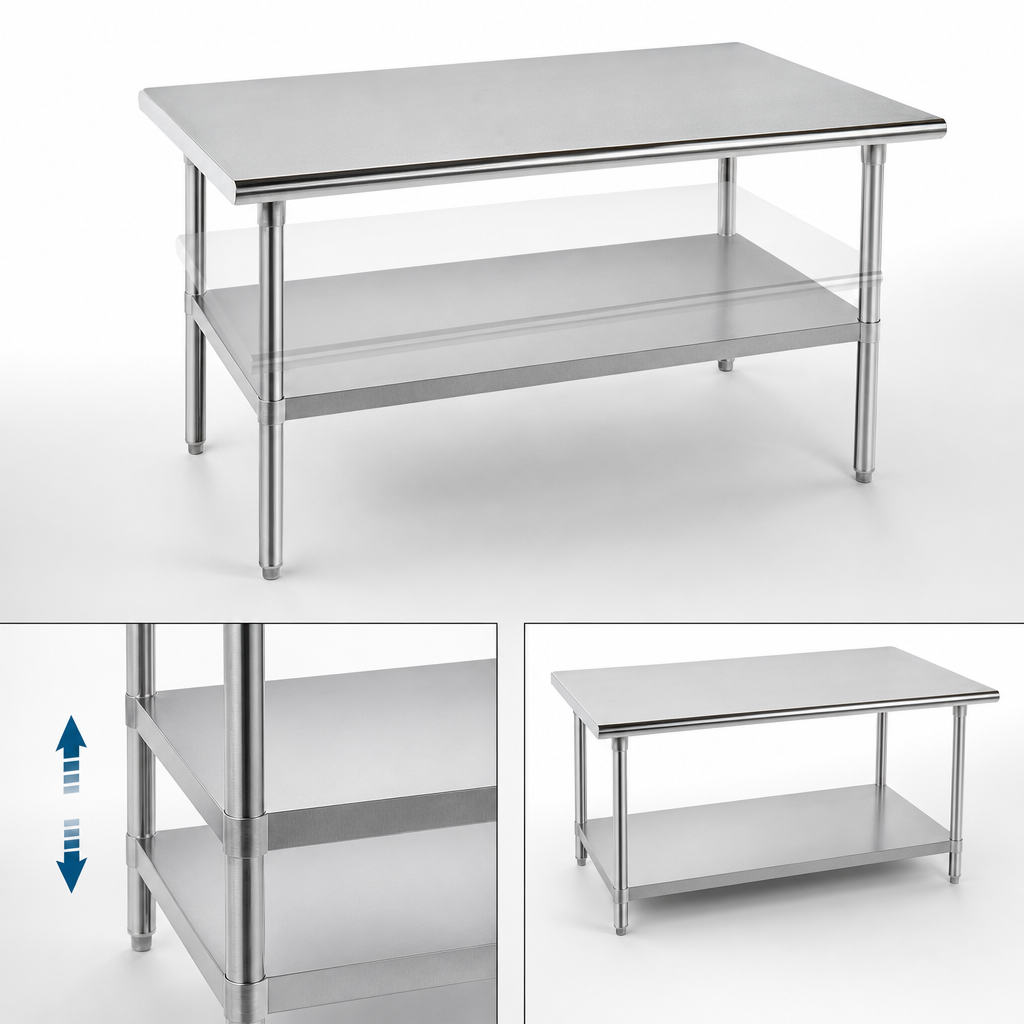 Adjustable Stainless Steel Undershelf
