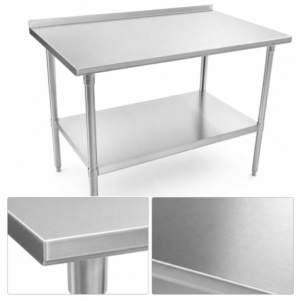 16-Gauge Stainless Steel Top