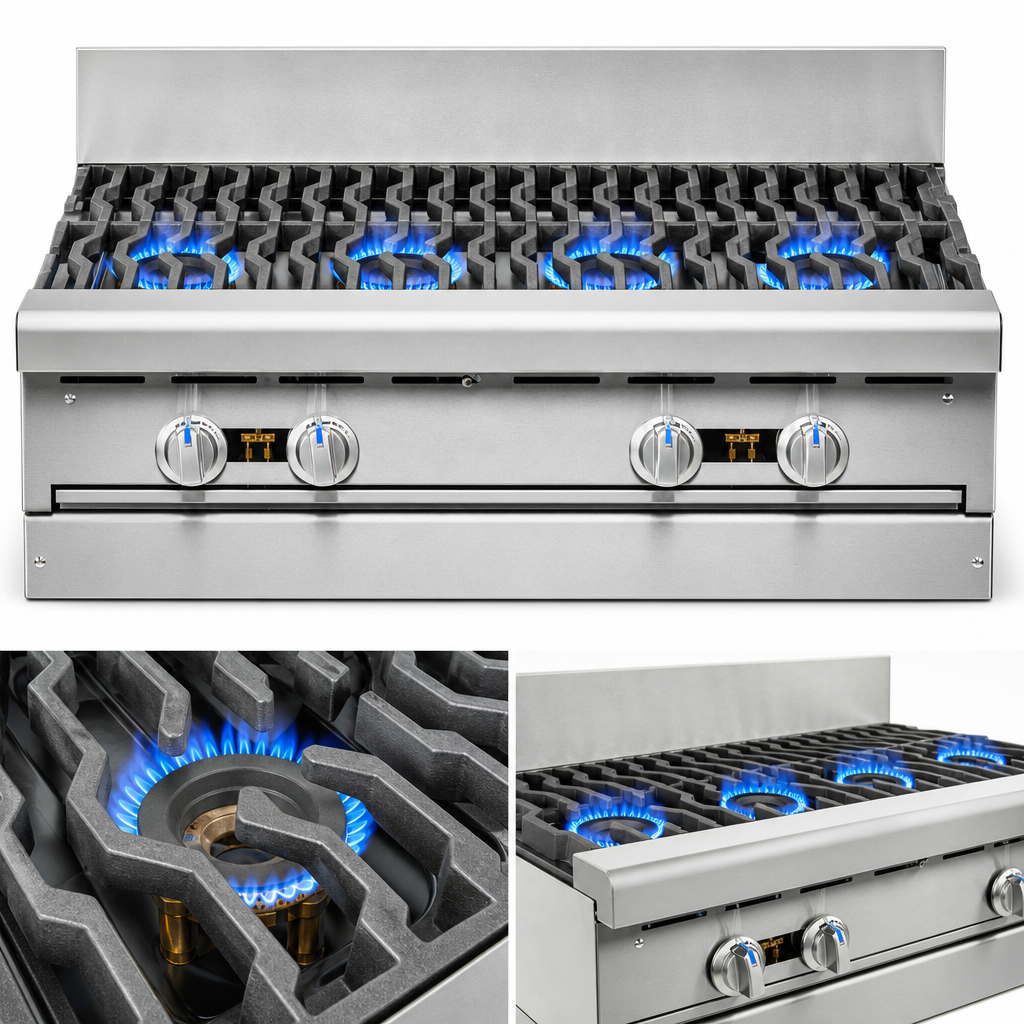 High-Output Open Burners