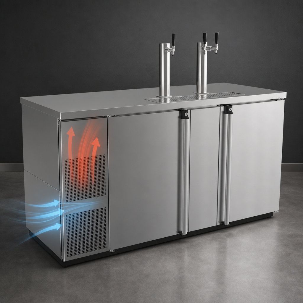 Front-Breathing Refrigeration