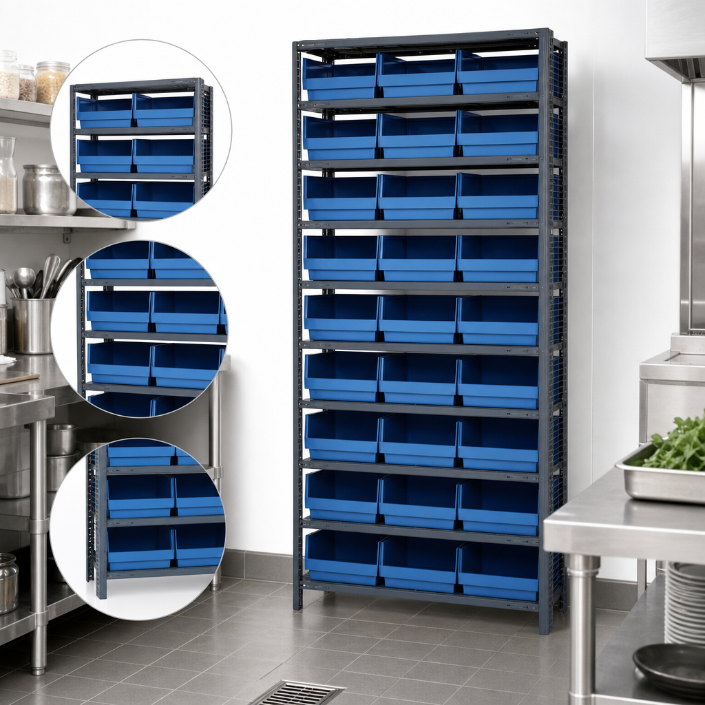 10 Shelves Included