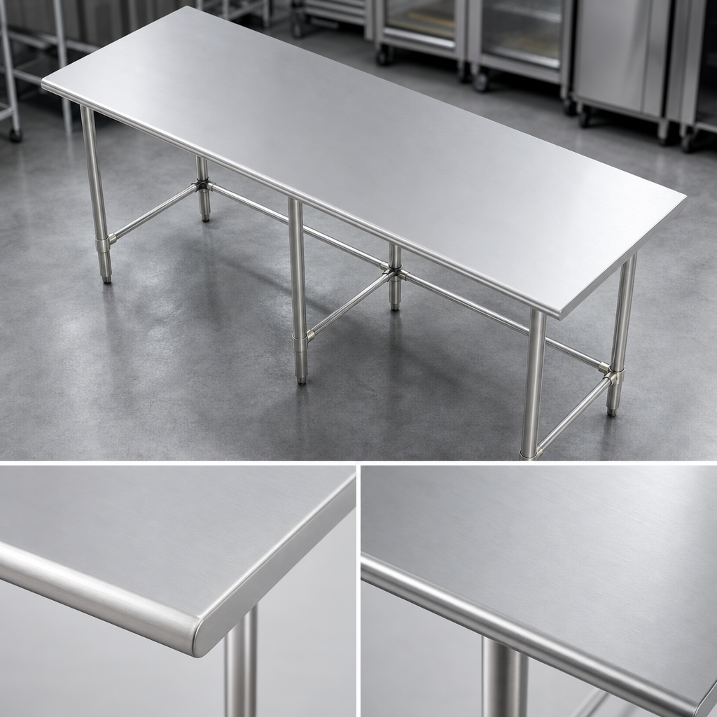 Reinforced Stainless Steel Top