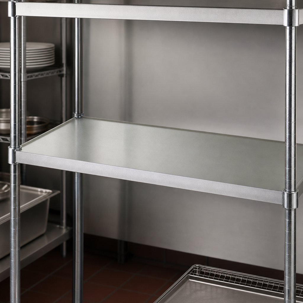 Solid Shelf Surface