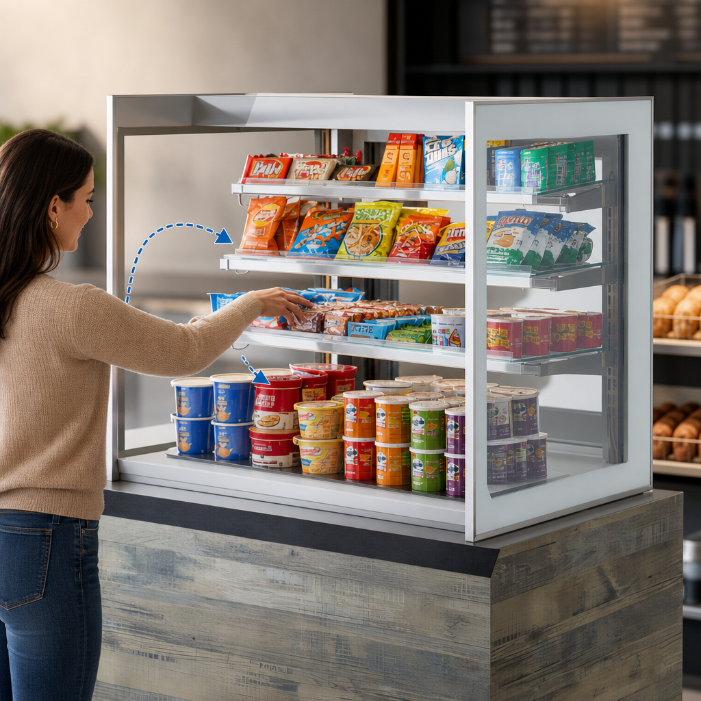 Self-Service Open Front Design