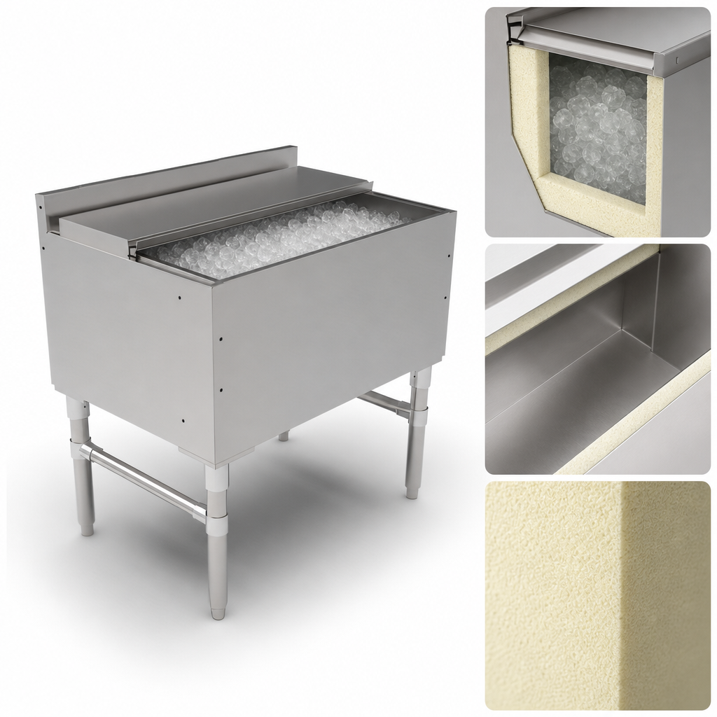 Foam Insulated Ice Bin