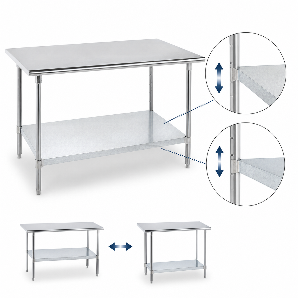 Adjustable Galvanized Undershelf