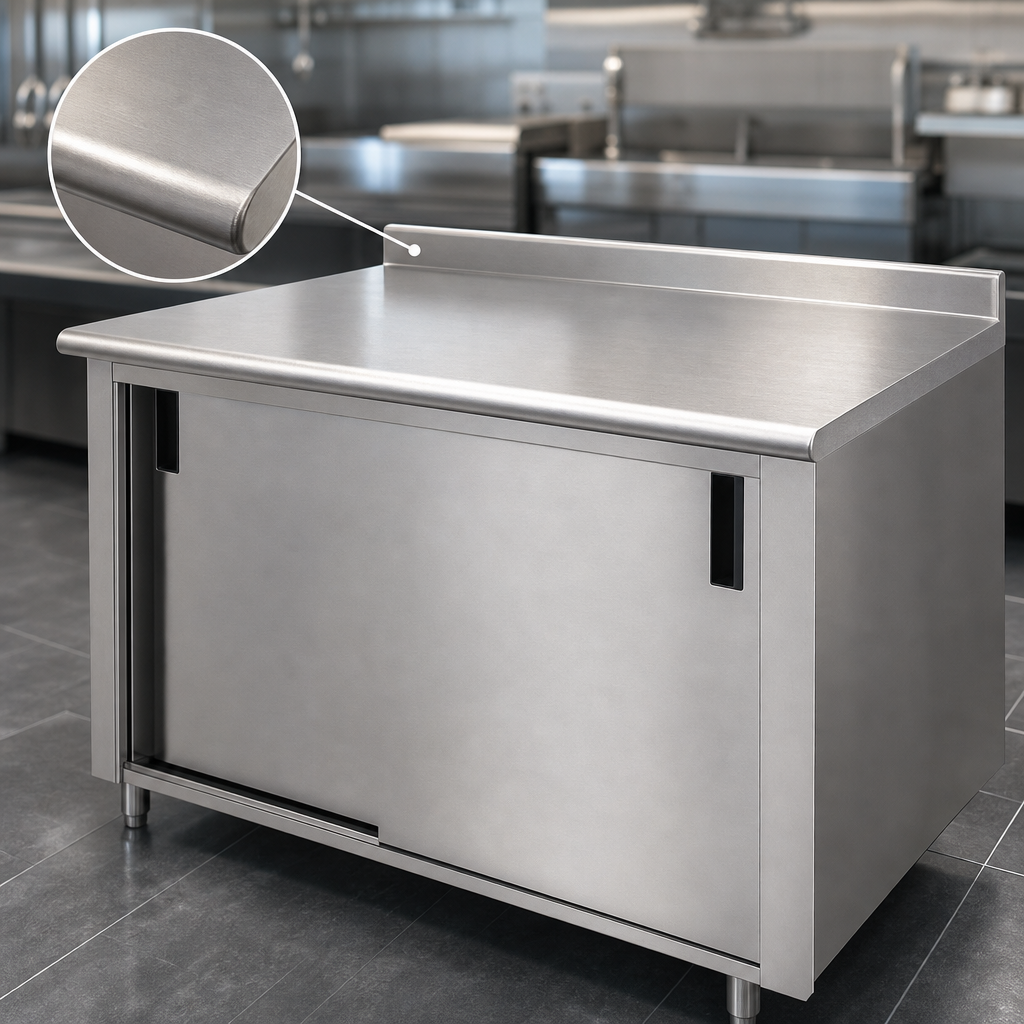 14-Gauge 304 Stainless Steel Top