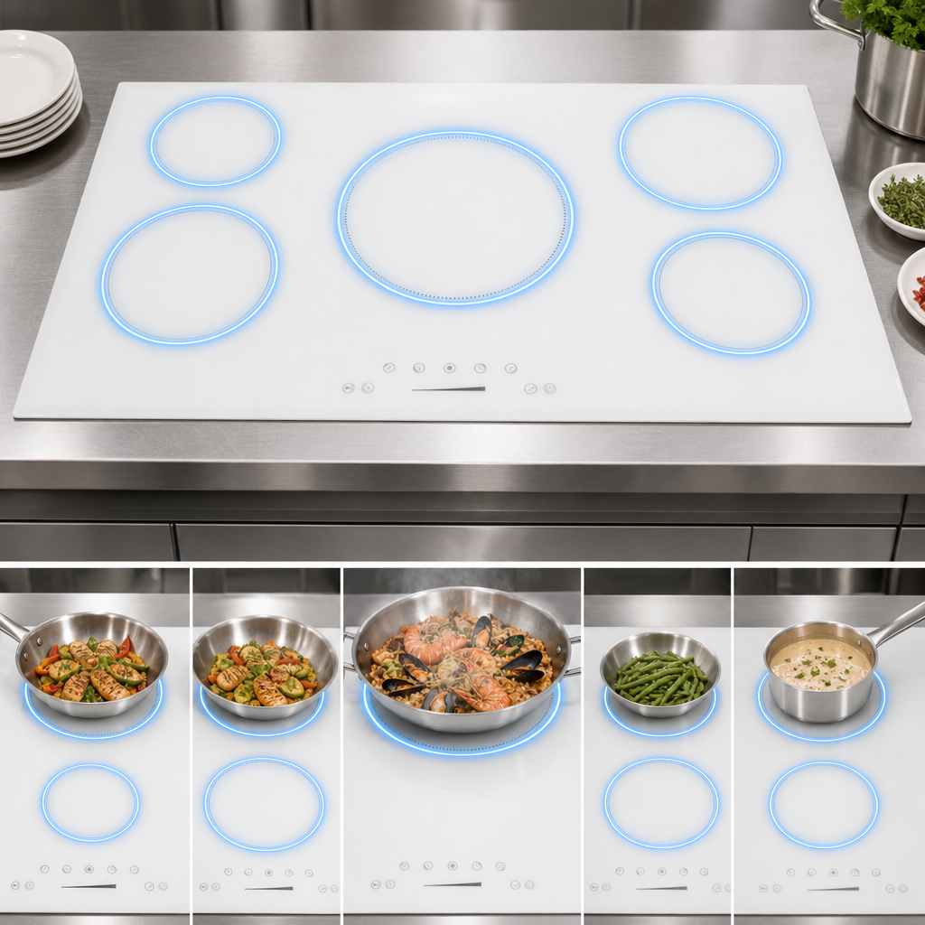 Five Cooking Zones