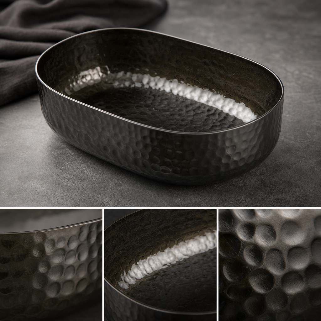 Individually Hammered Design