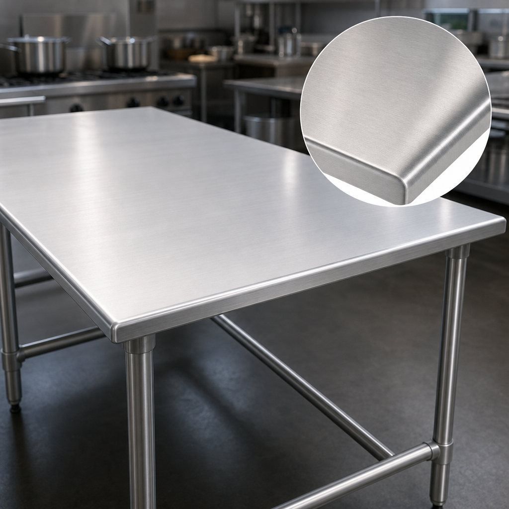Heavy-Duty Stainless Steel Top