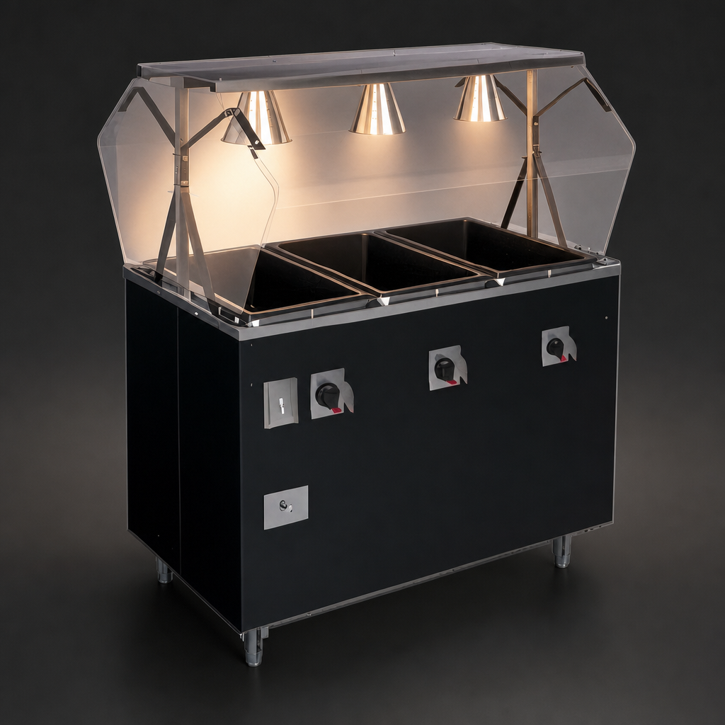 Illuminated Buffet Breath Guard