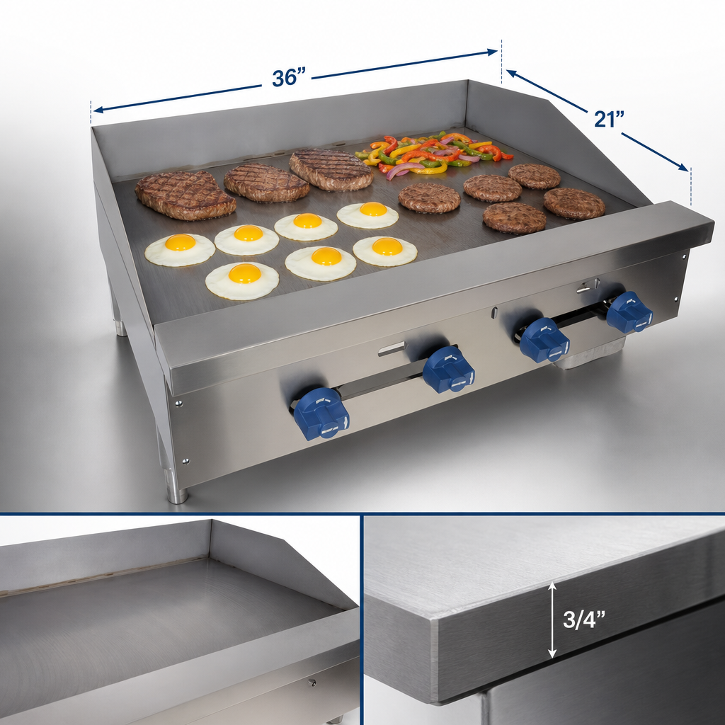 Large Griddle Surface