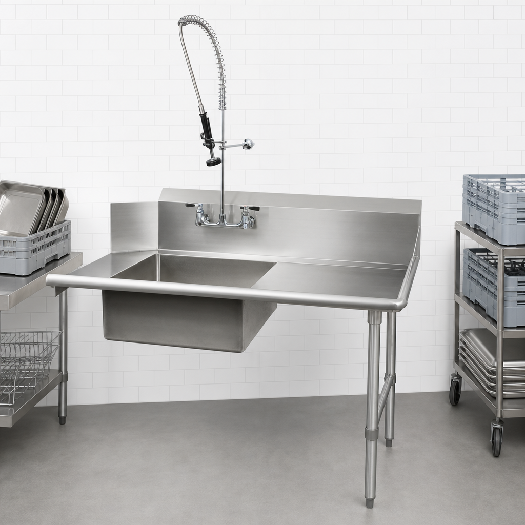 Left-Side Sink Configuration