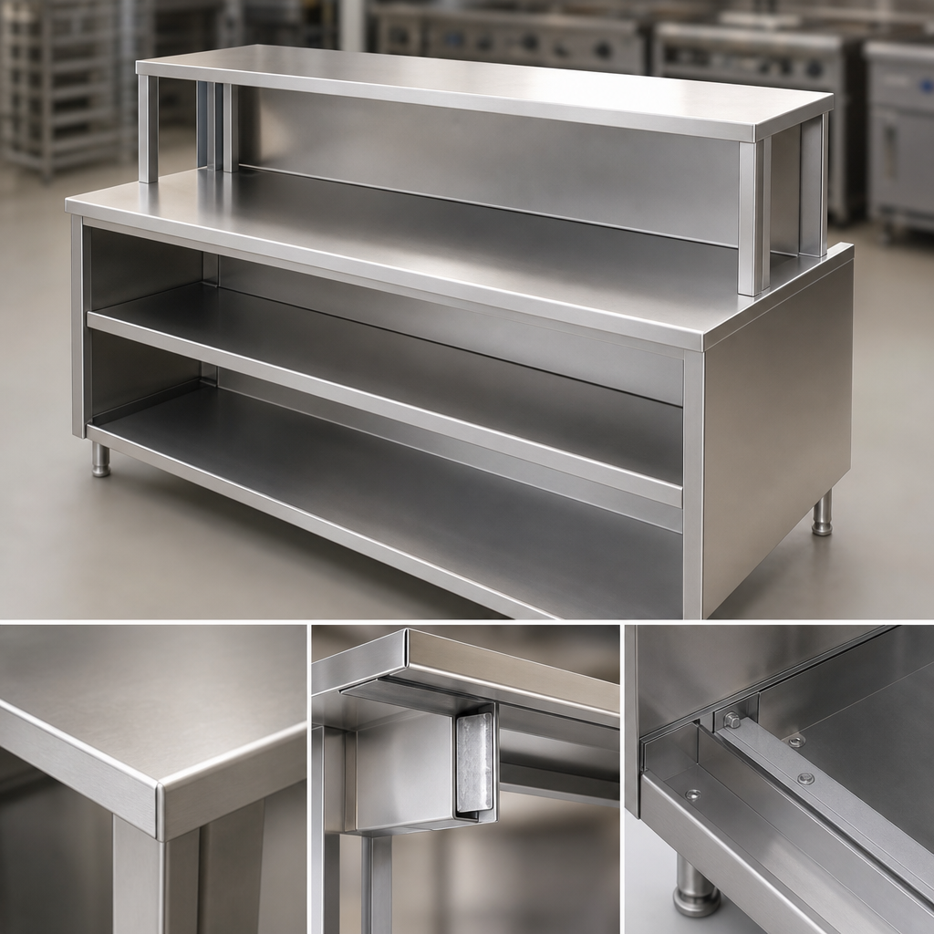 Heavy-Duty Stainless Steel Top
