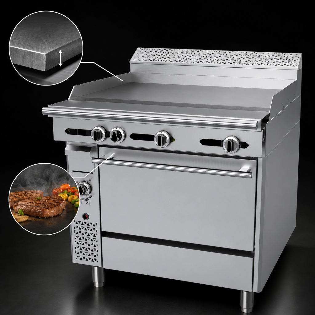 1-Inch Steel Griddle Plate