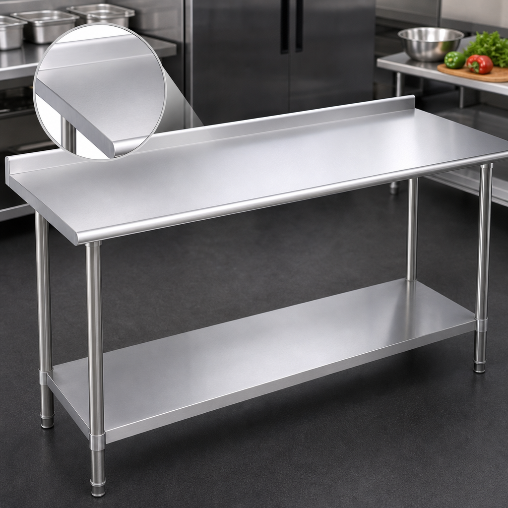 16-Gauge 300-Series Stainless Steel Top