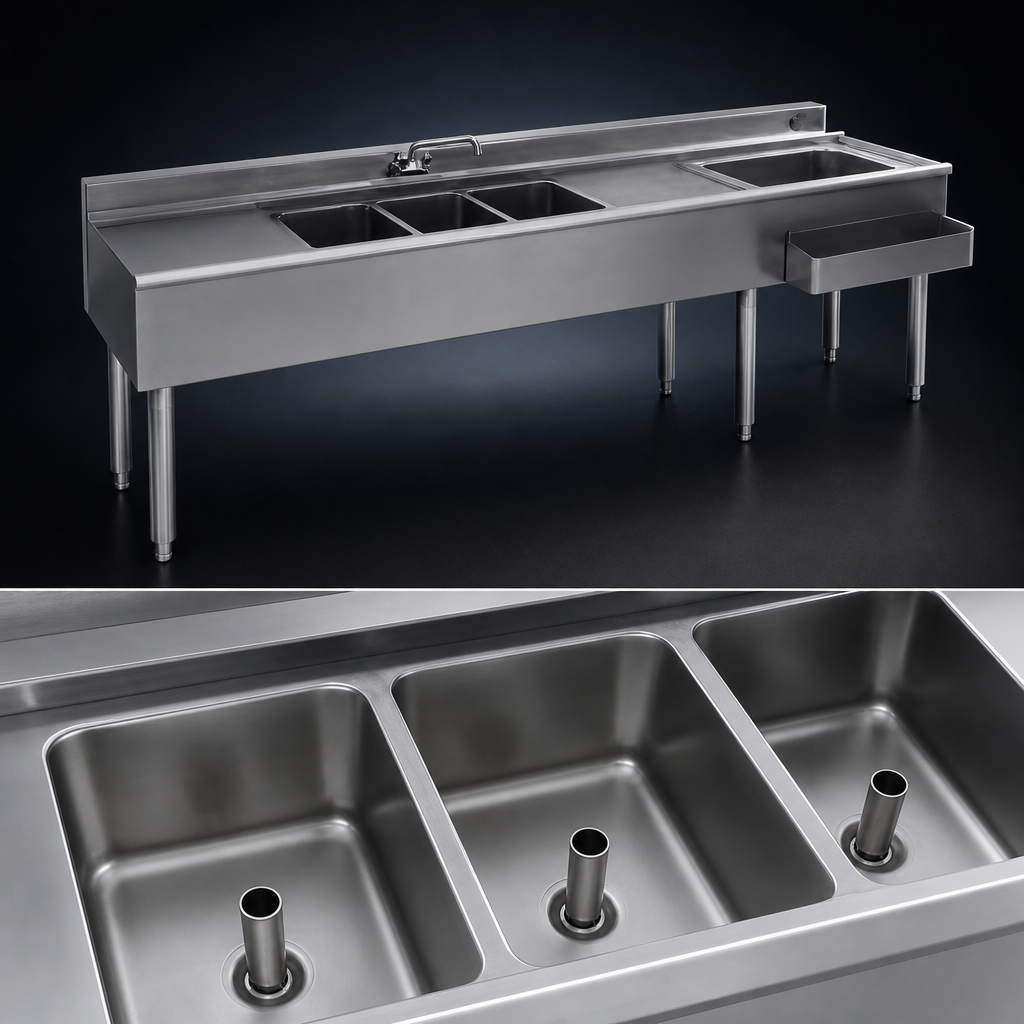 Three Sink Bowls