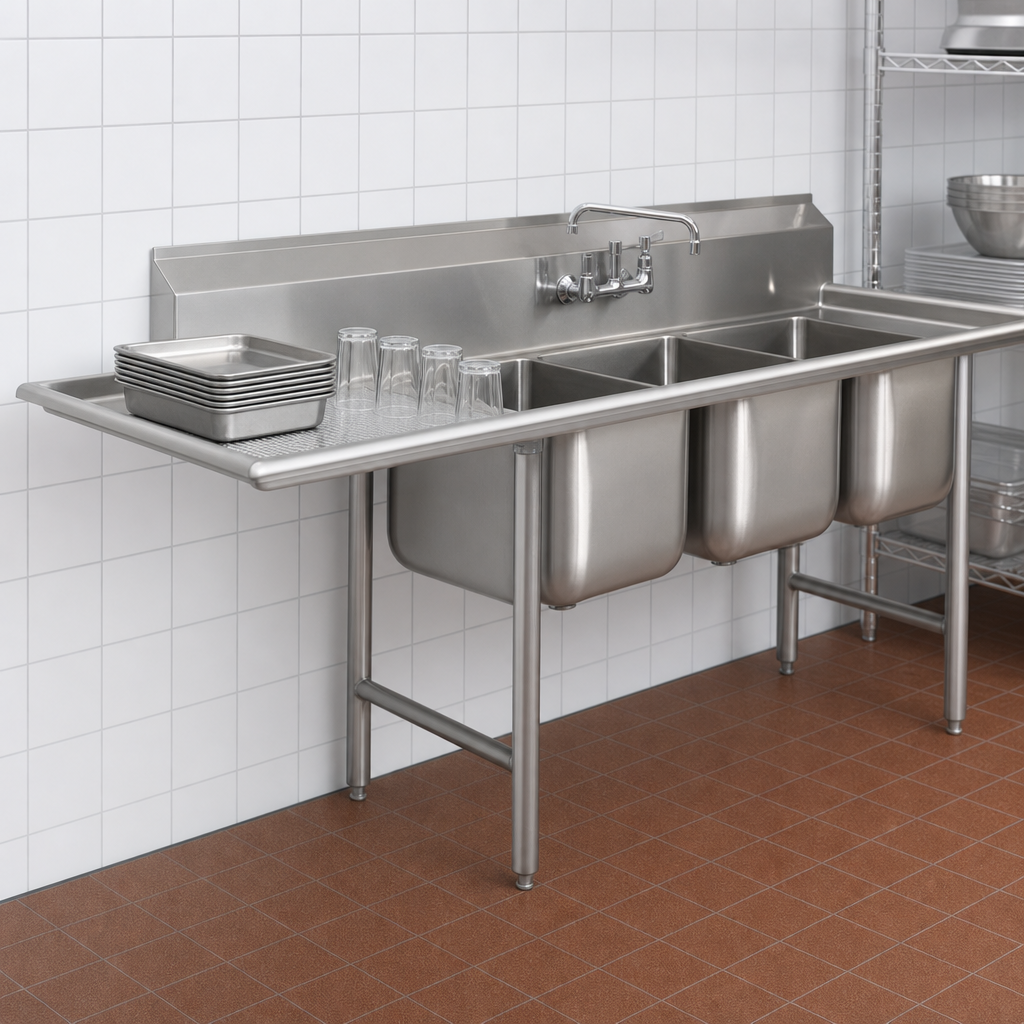 Left-Hand 24-Inch Drainboard