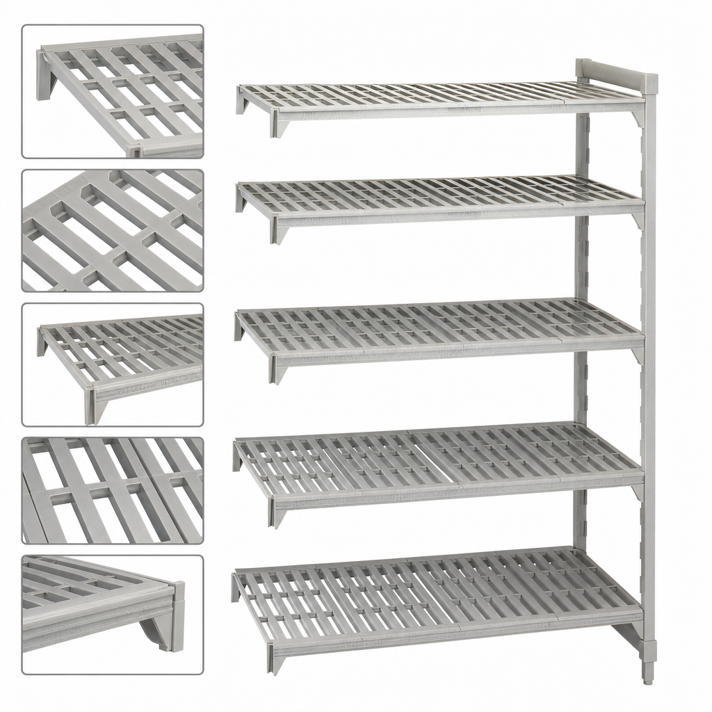 Five Vented Shelf Plates