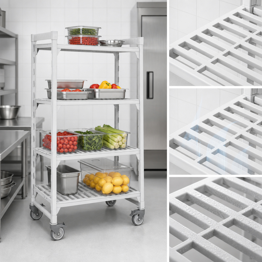 4-Tier Vented Shelf Design