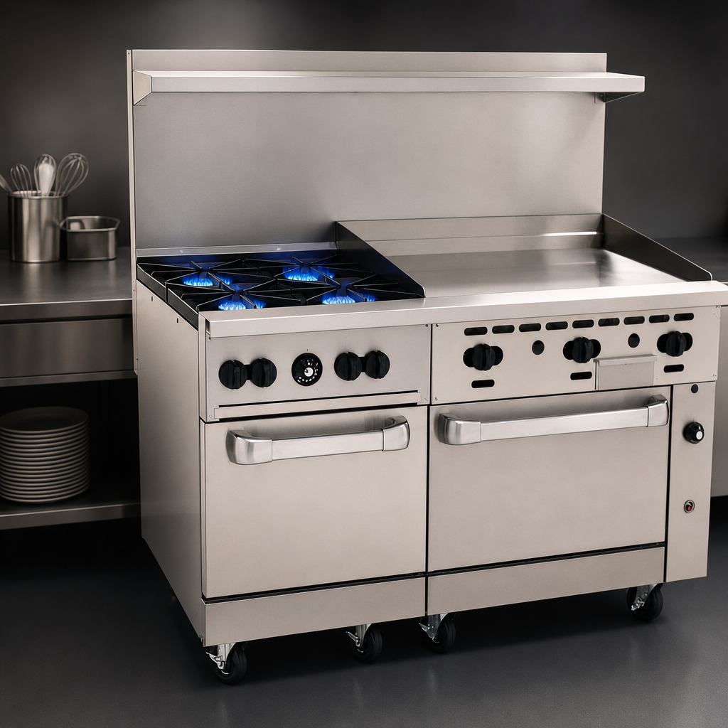 Four Open Burners