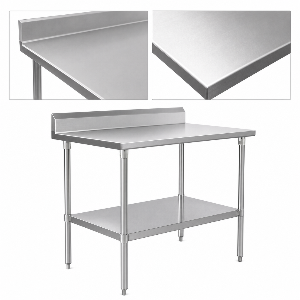 16-Gauge Stainless Steel Top