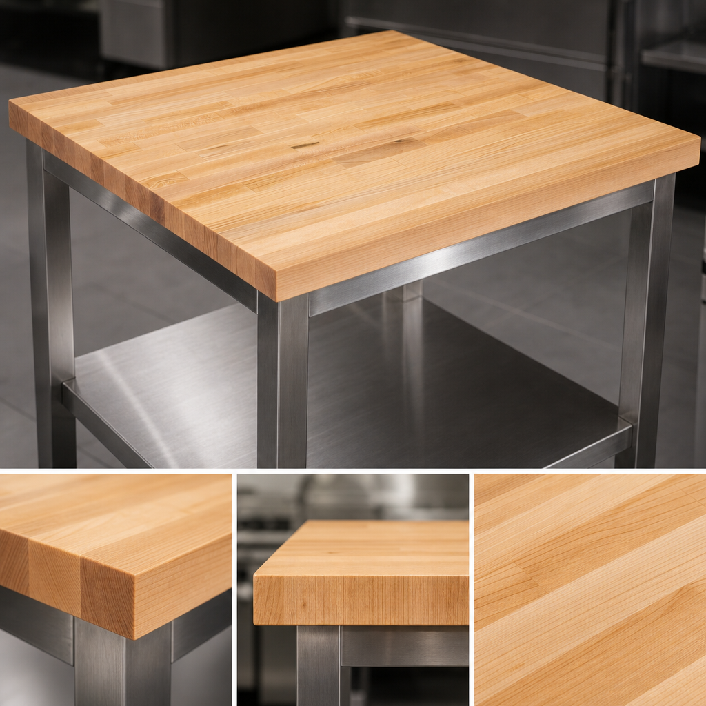 Edge Grain Flat Top