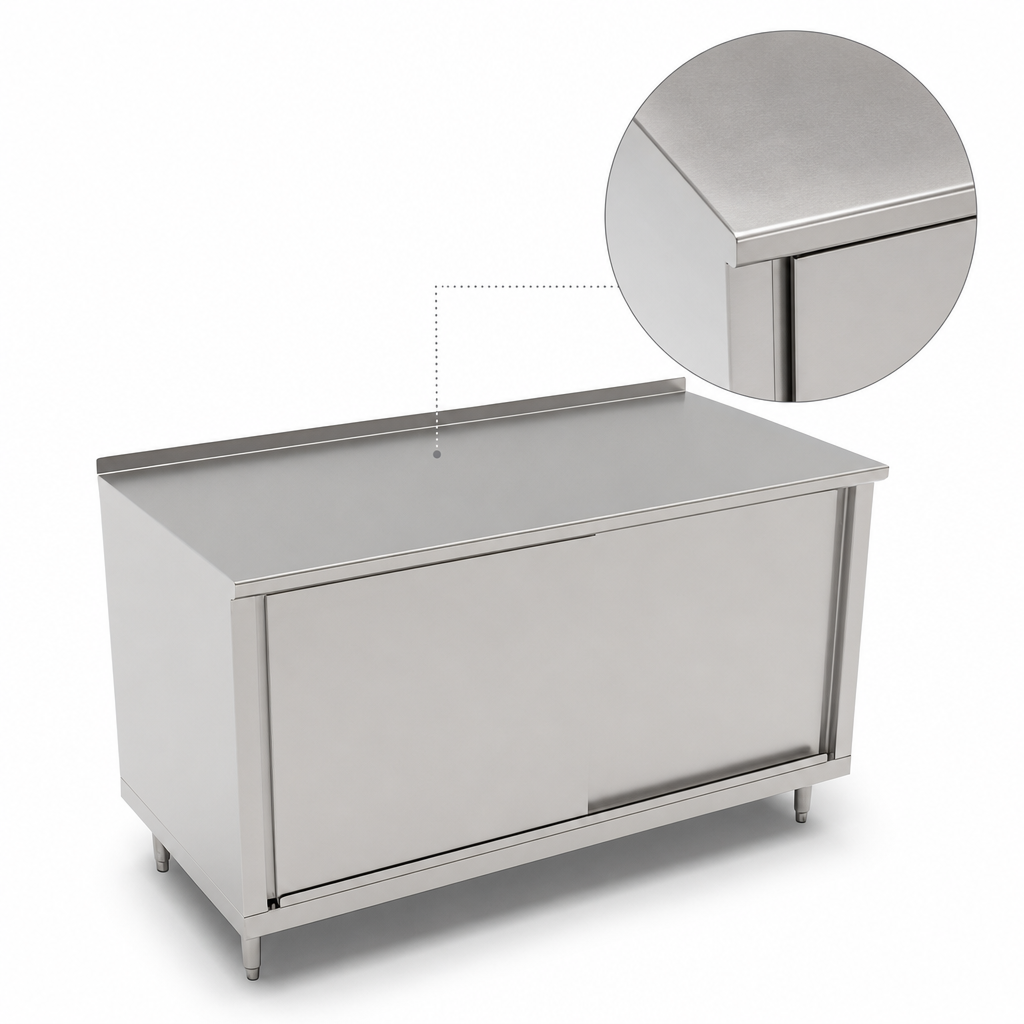 14-Gauge Type 300 Stainless Steel Top