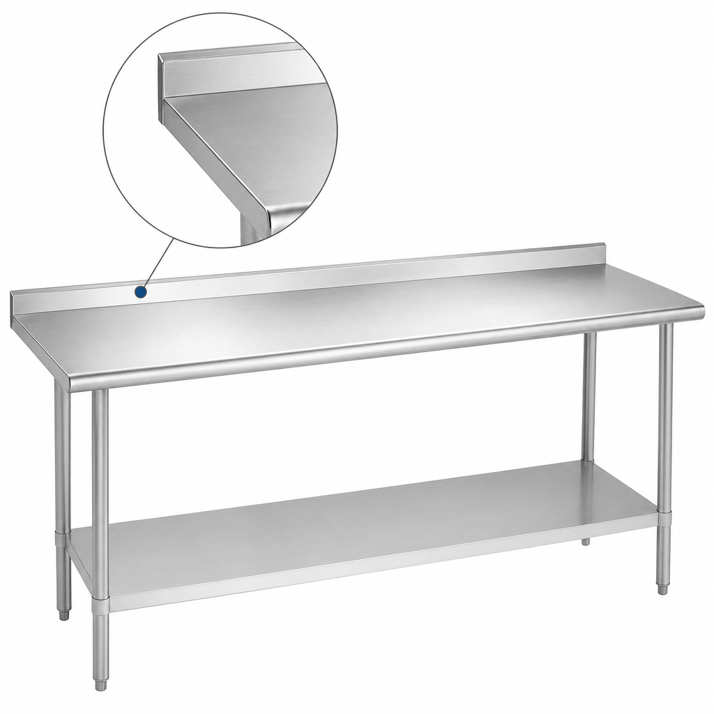 16-Gauge 400-Series Stainless Steel Top