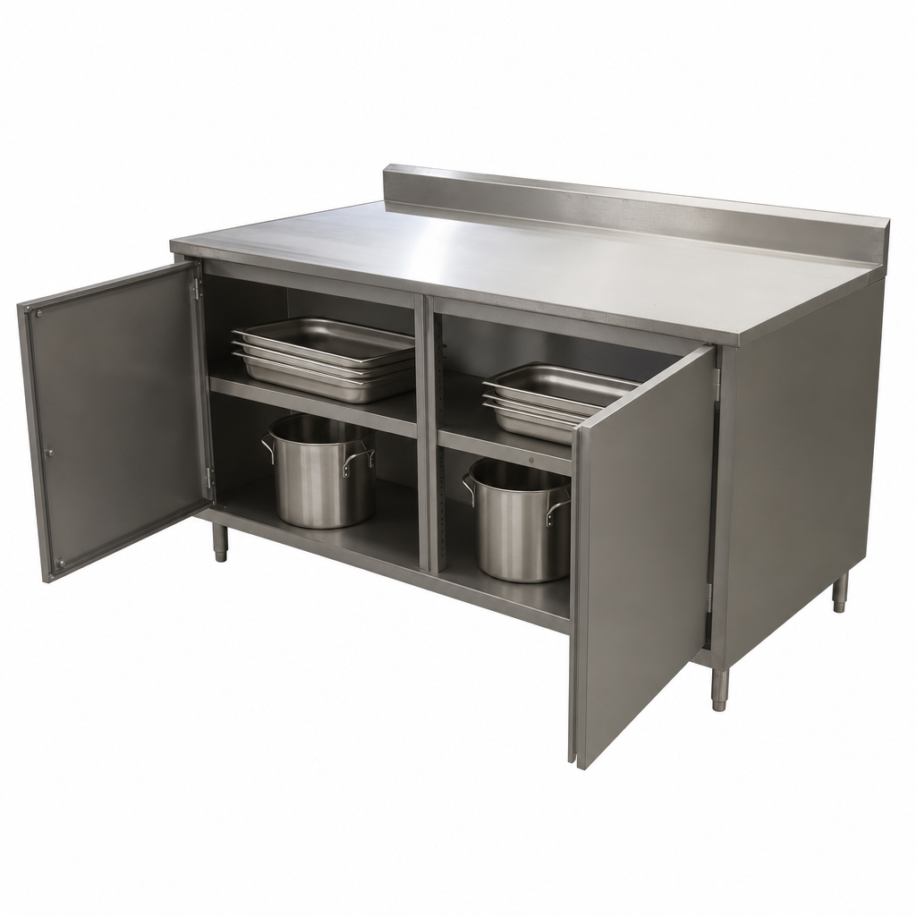 Cabinet Base with Hinged Doors