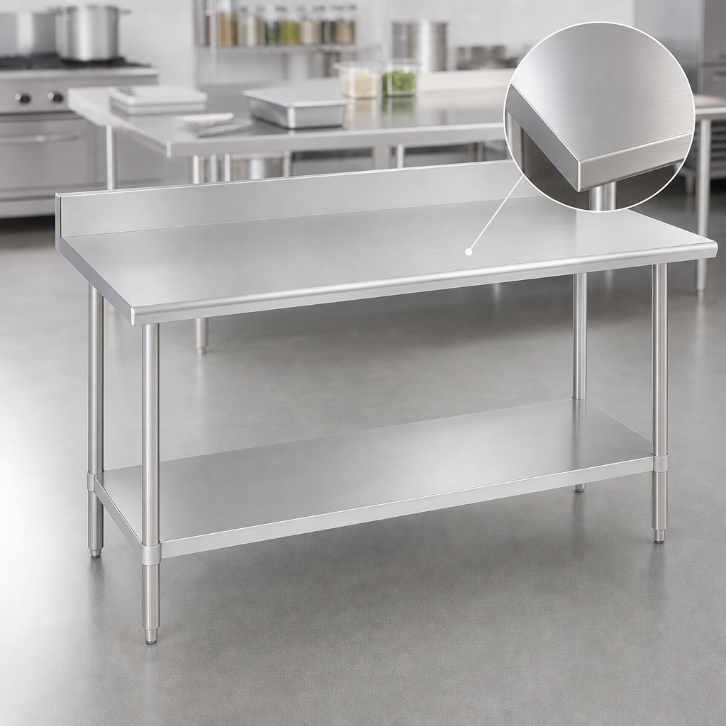 16-Gauge 400 Series Stainless Steel Top