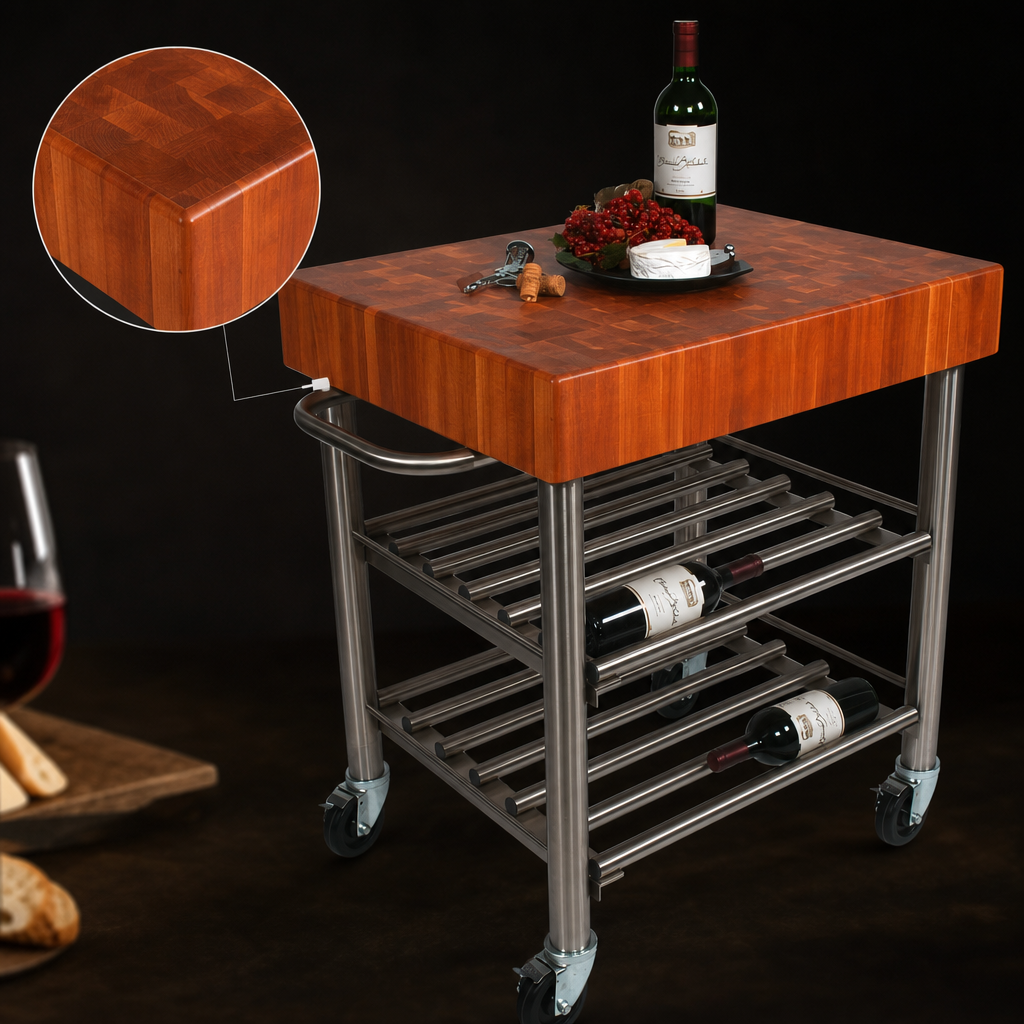 End-Grain Cherry Top