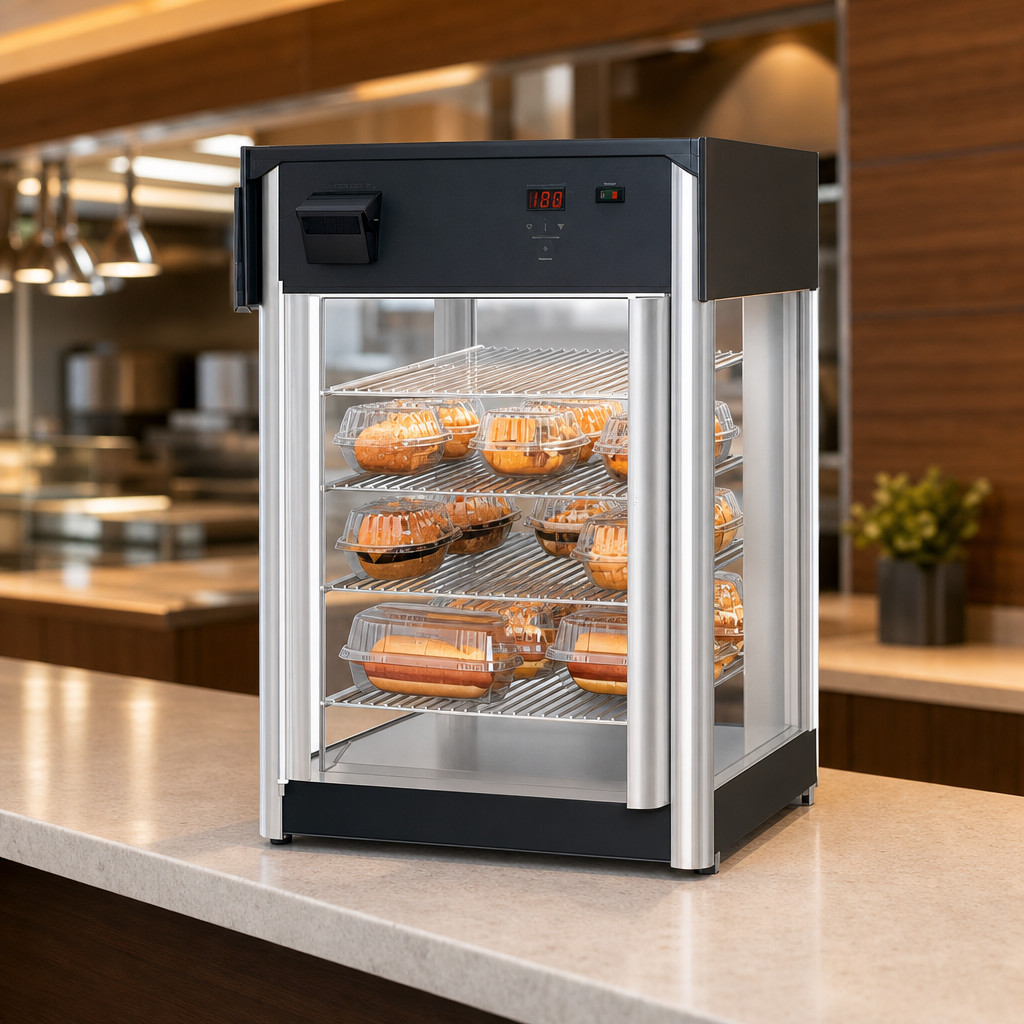 Full-View Tempered Glass Cabinet