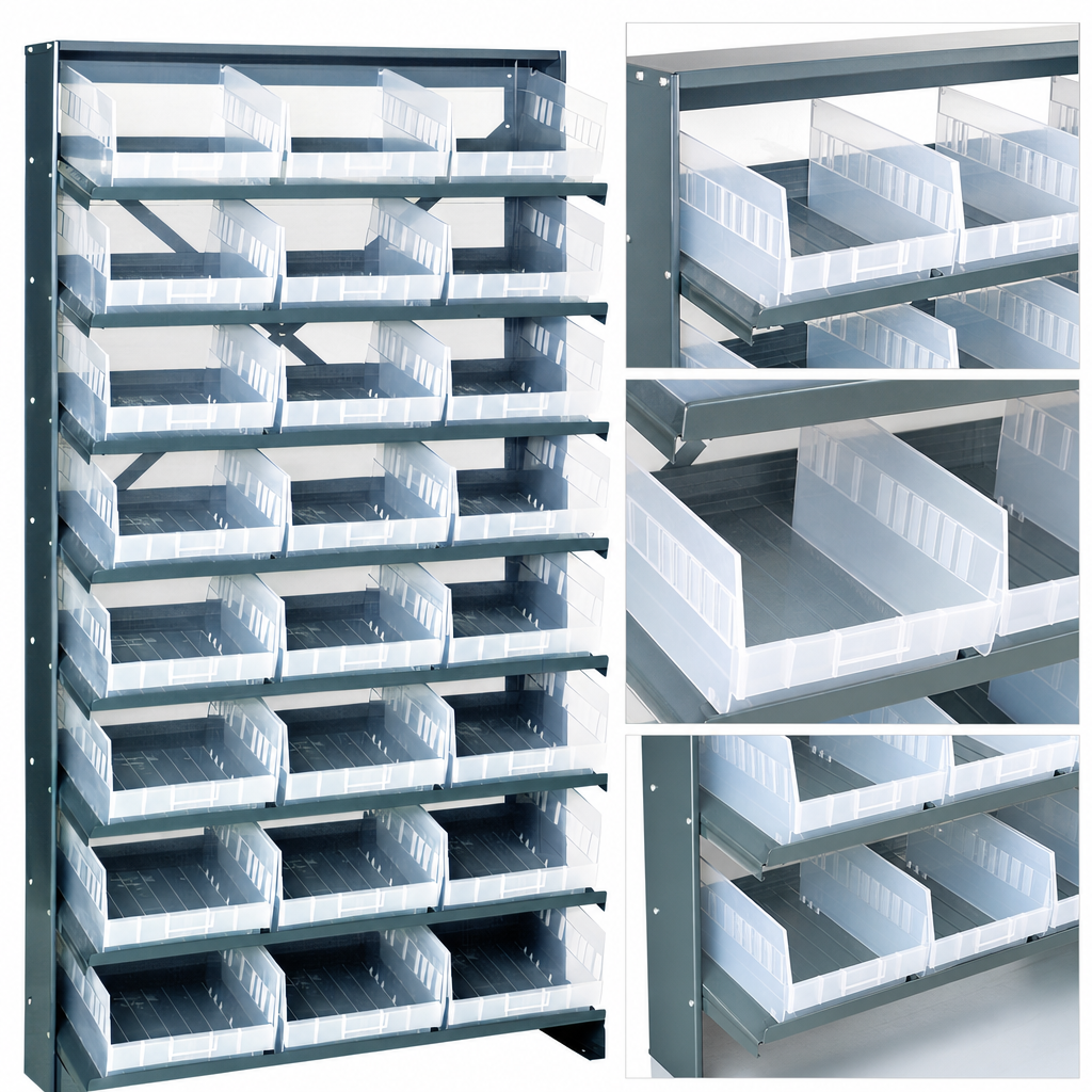 Includes Shelves and Bins
