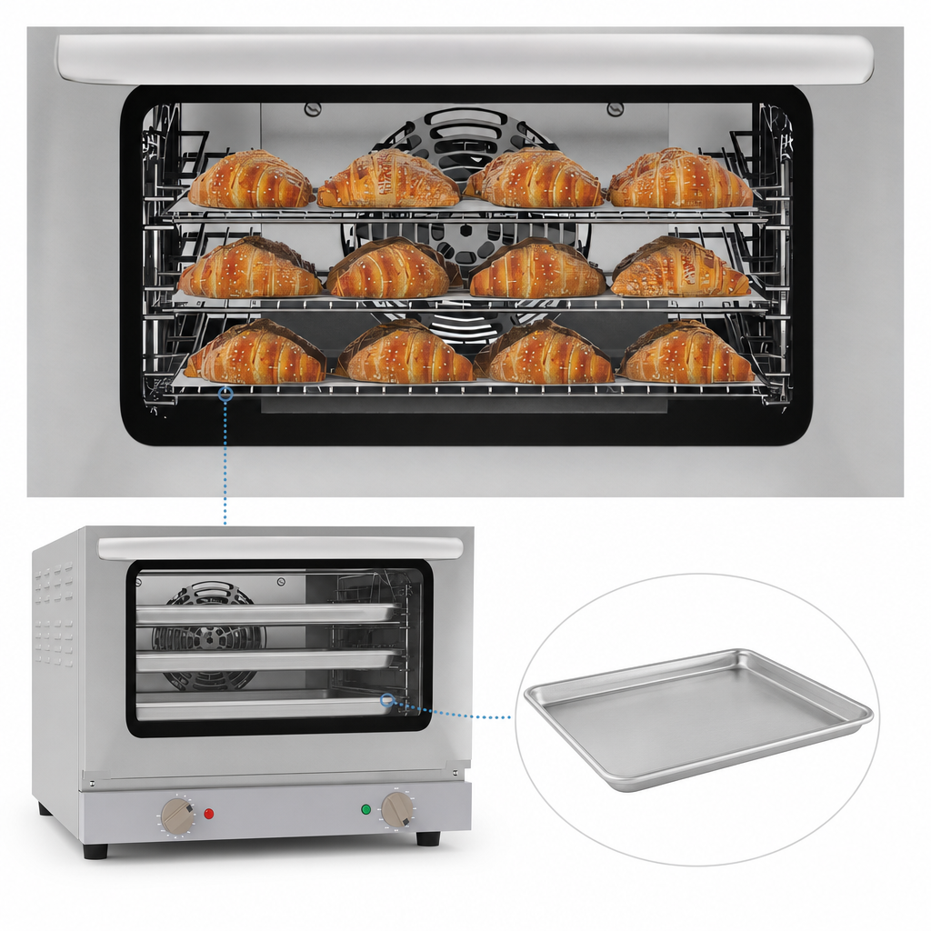 Quarter-Size Pan Capacity