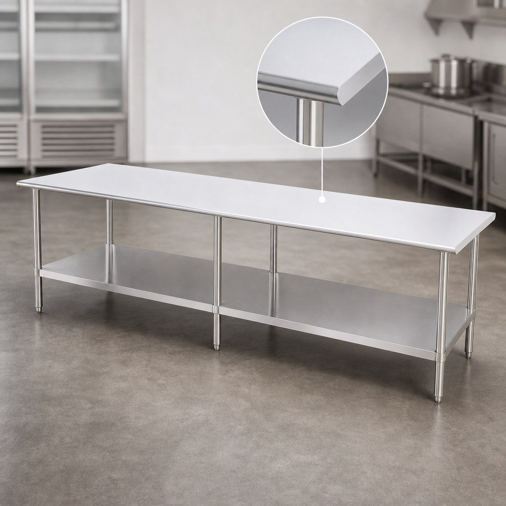 Reinforced Stainless Steel Top