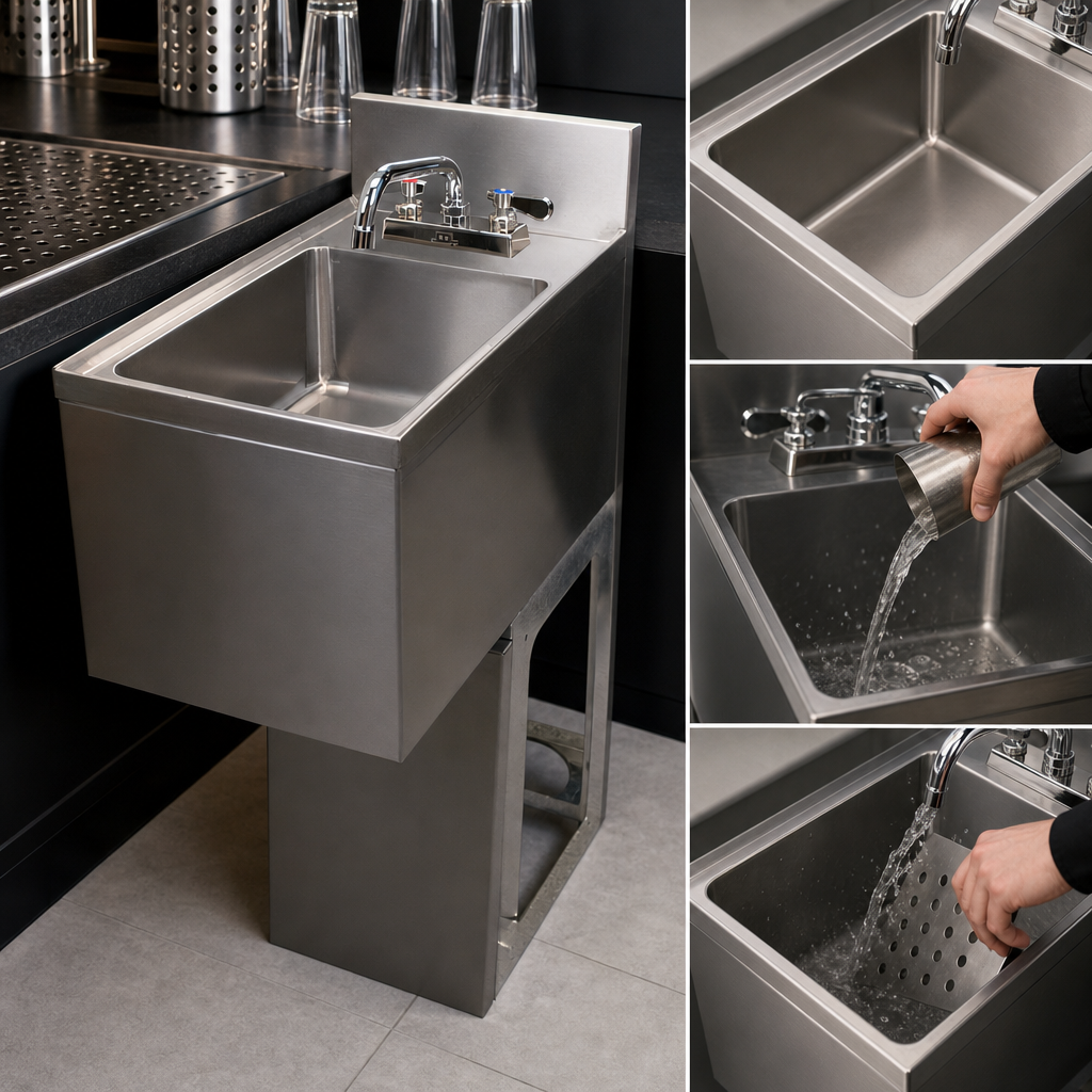 Single Bowl Dump Sink